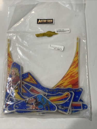 Star trek pinball plastic - trek,