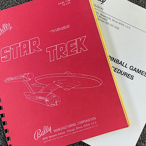 Bally star trek pinball - trek, game