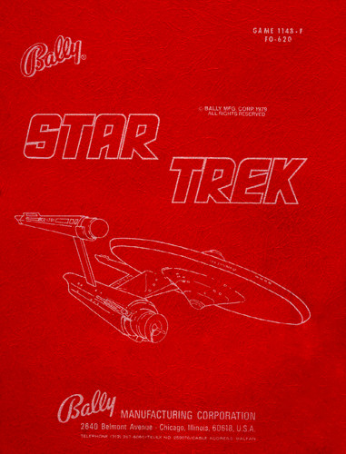 Bally star trek - bally, 1148-f