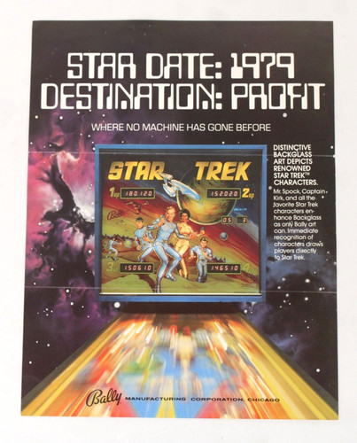 Original bally star trek - original,